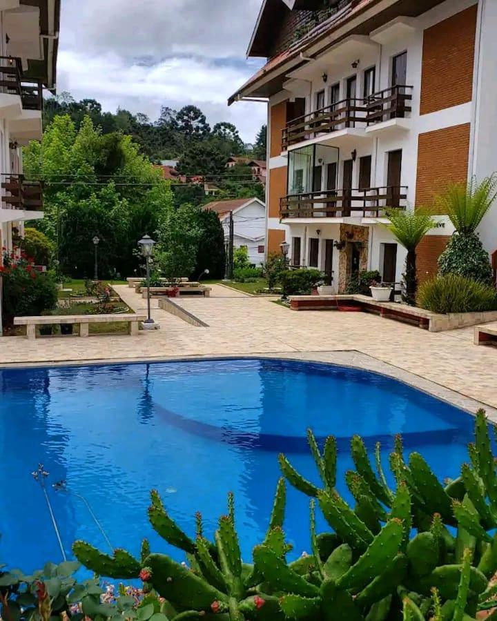 Ideal De Ir Caminhando Ao Capivari Campos do Jordão Eksteriør billede